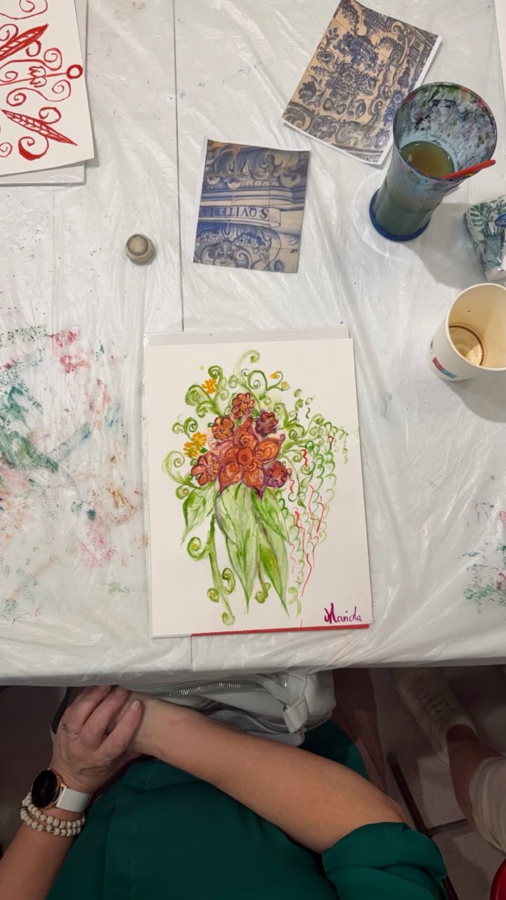 A tu kolejna porcja zdjęć z naszych warsztatów malarskich!  Działanie jest finan...