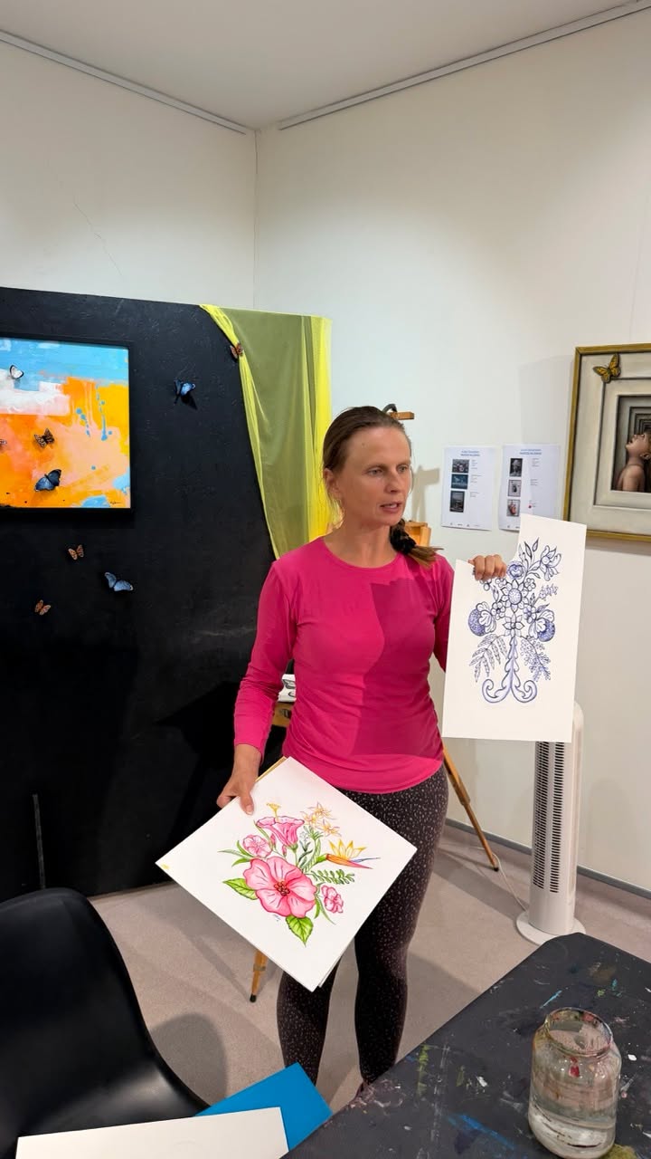 A tu kolejna porcja zdjęć z naszych warsztatów malarskich!  Działanie jest finan...