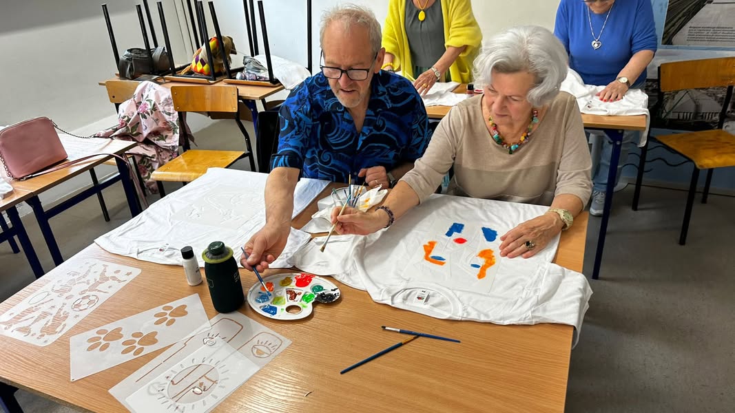 Kolejne warsztaty artystyczne w Gdyni za nami – grupa nr 2 malowała koszulki